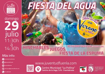 Fiesta del Agua para niños en Fuenlabrada