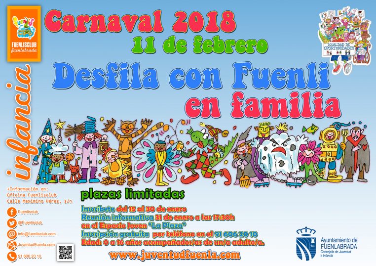 carnaval para niños en FuenliClub