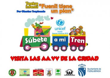 Teatro de títeres para niños en Fuenlabrada «Súbete a mi tren»